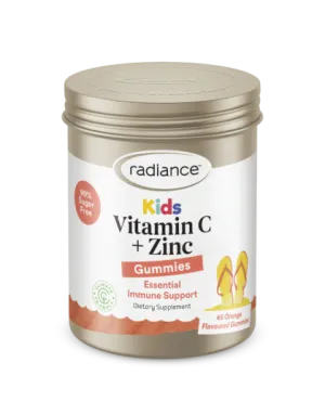 Radiance Kids Vitamin C & Zinc Gummies 45s