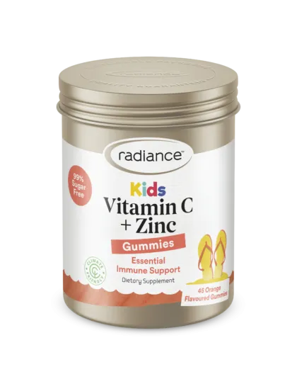 Radiance Kids Vitamin C & Zinc Gummies 45s