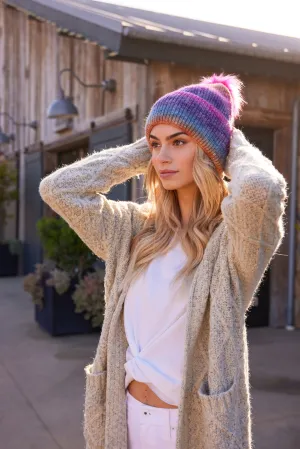 Rainbow Hat : Burgundy