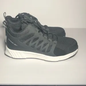 Reebok Fusion Flexweave Safety Composite Toe Work Athletic Sneaker Black 11.5W