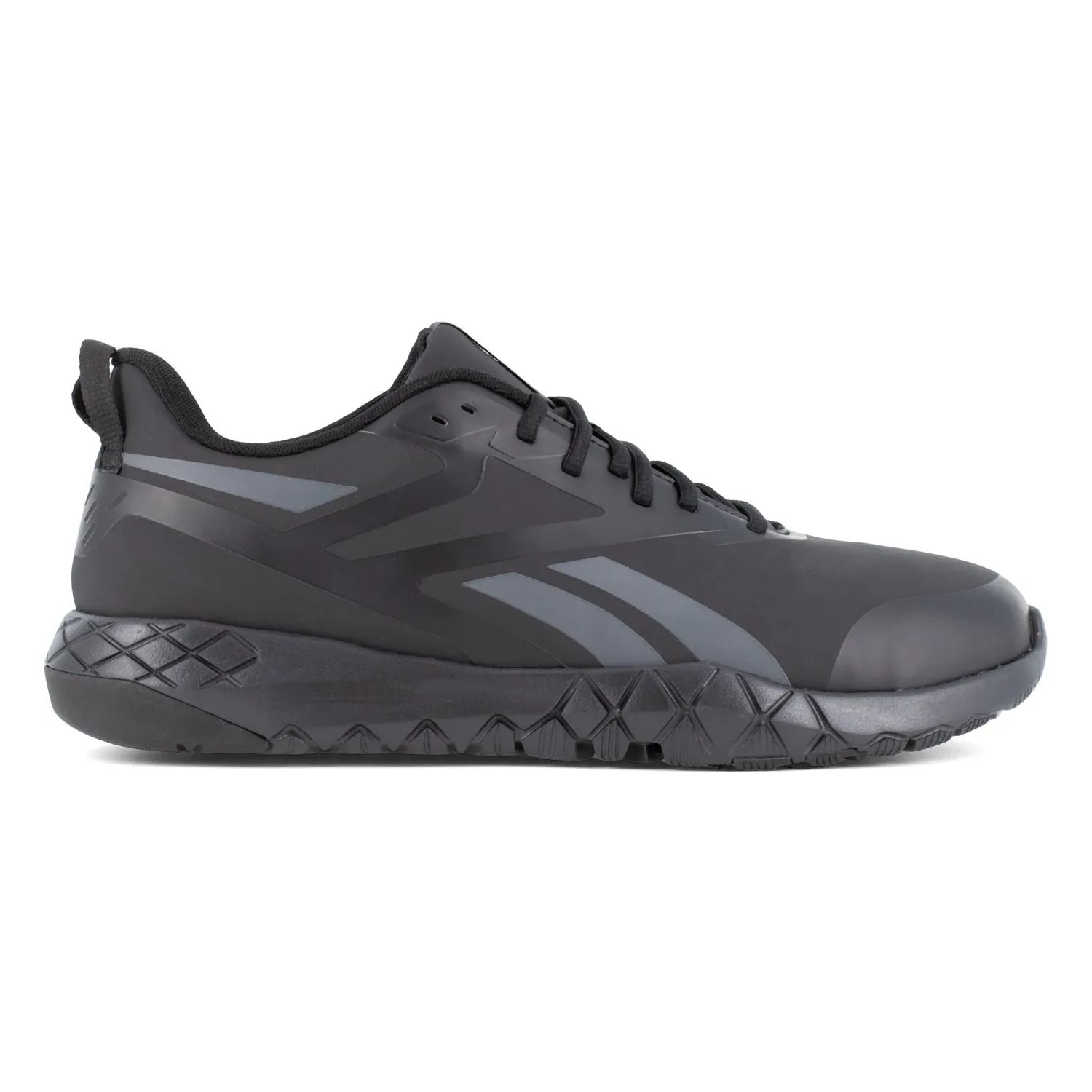 Reebok Mens Flexagon Force XL Black Microfiber Athletic Work Shoes 9 6E