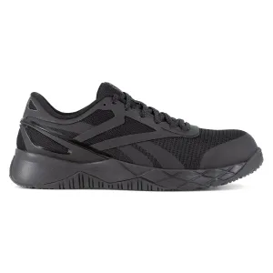 Reebok Womens Nanoflex TR Black Mesh CT EH Athletic Work Shoes 12 W