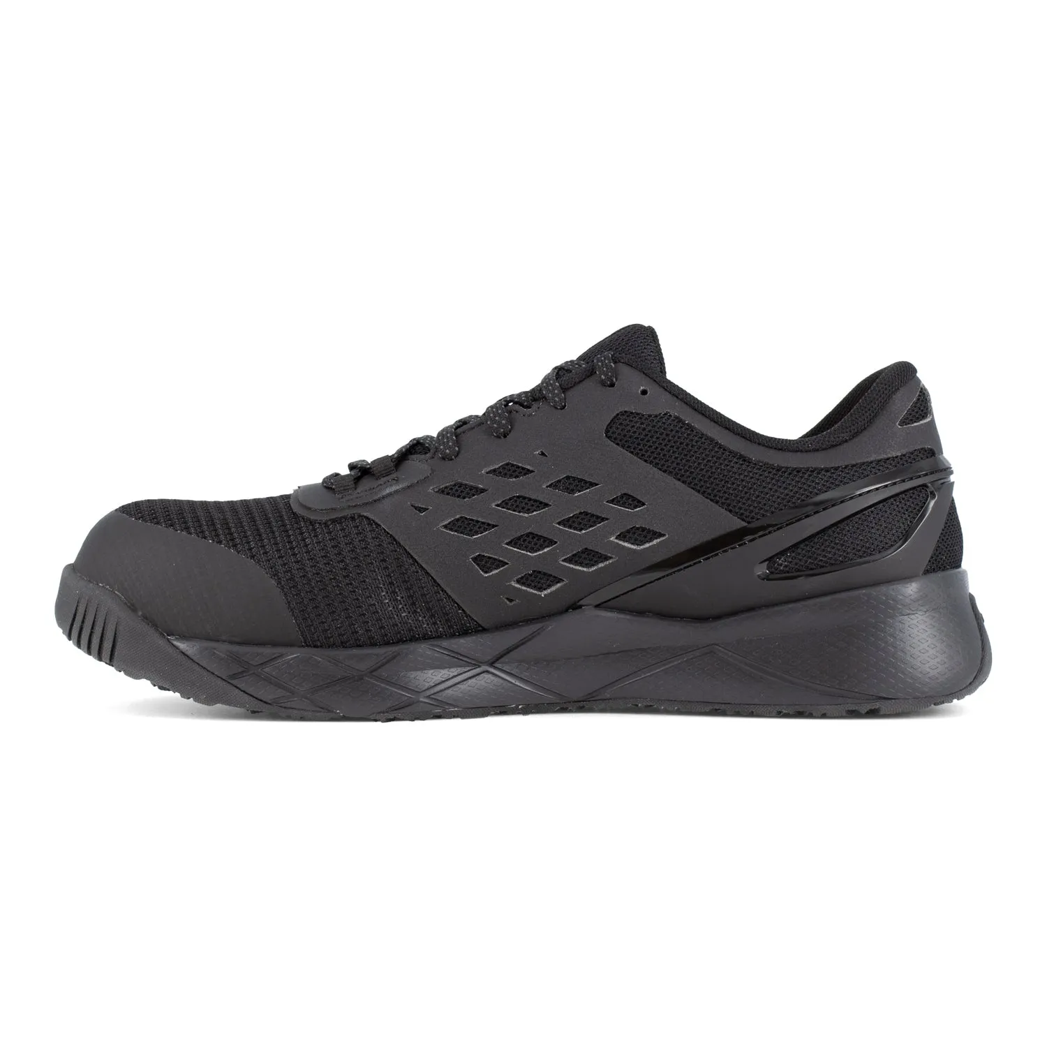 Reebok Womens Nanoflex TR Black Mesh CT EH Athletic Work Shoes 12 W