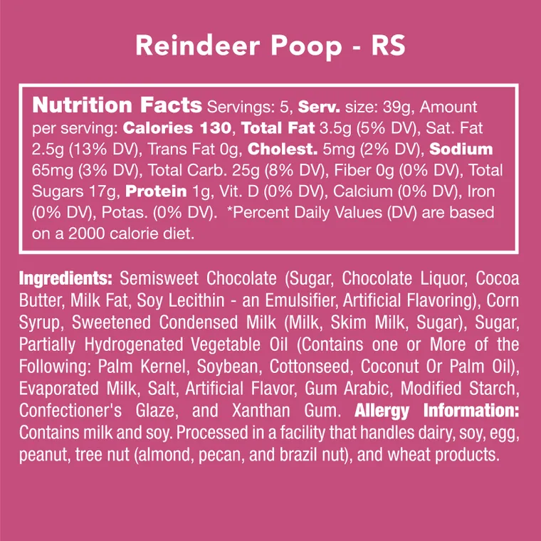 Reindeer Poop