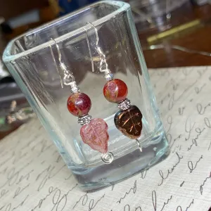 RESERVED Tiny Evil Genius Earrings: fall