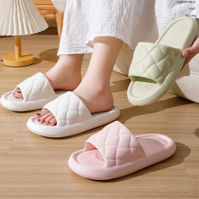 Rhombus Non-slip Slippers