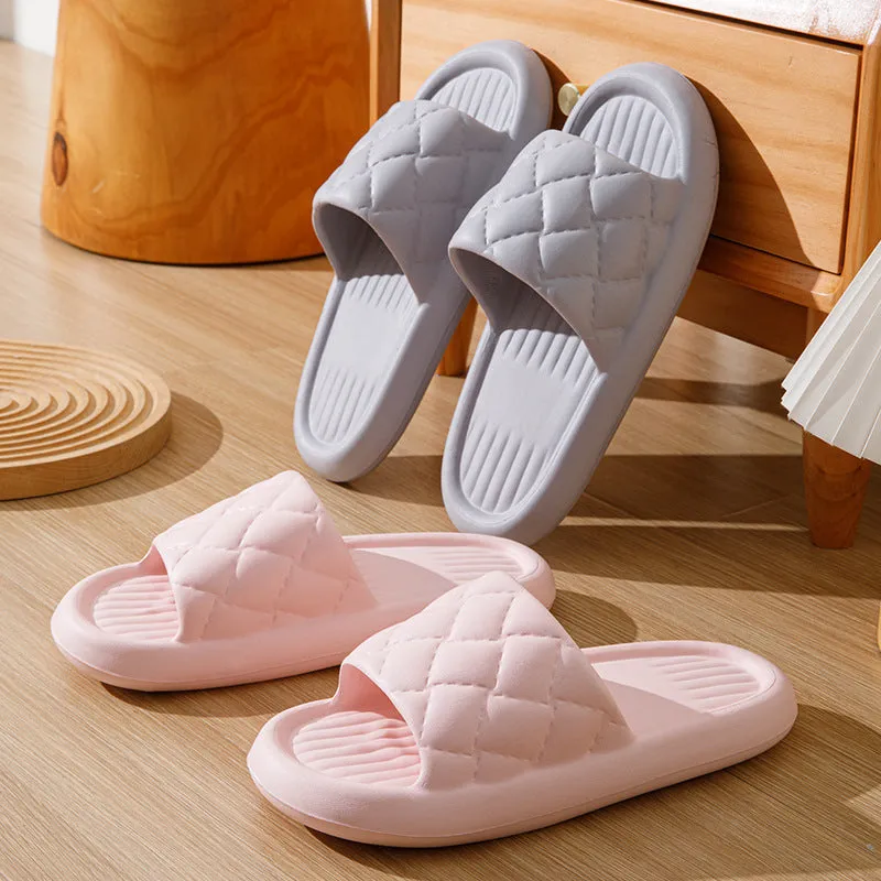 Rhombus Non-slip Slippers