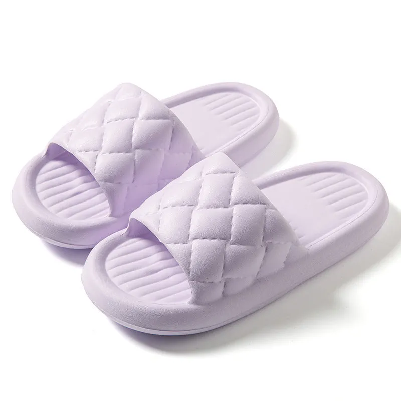 Rhombus Non-slip Slippers