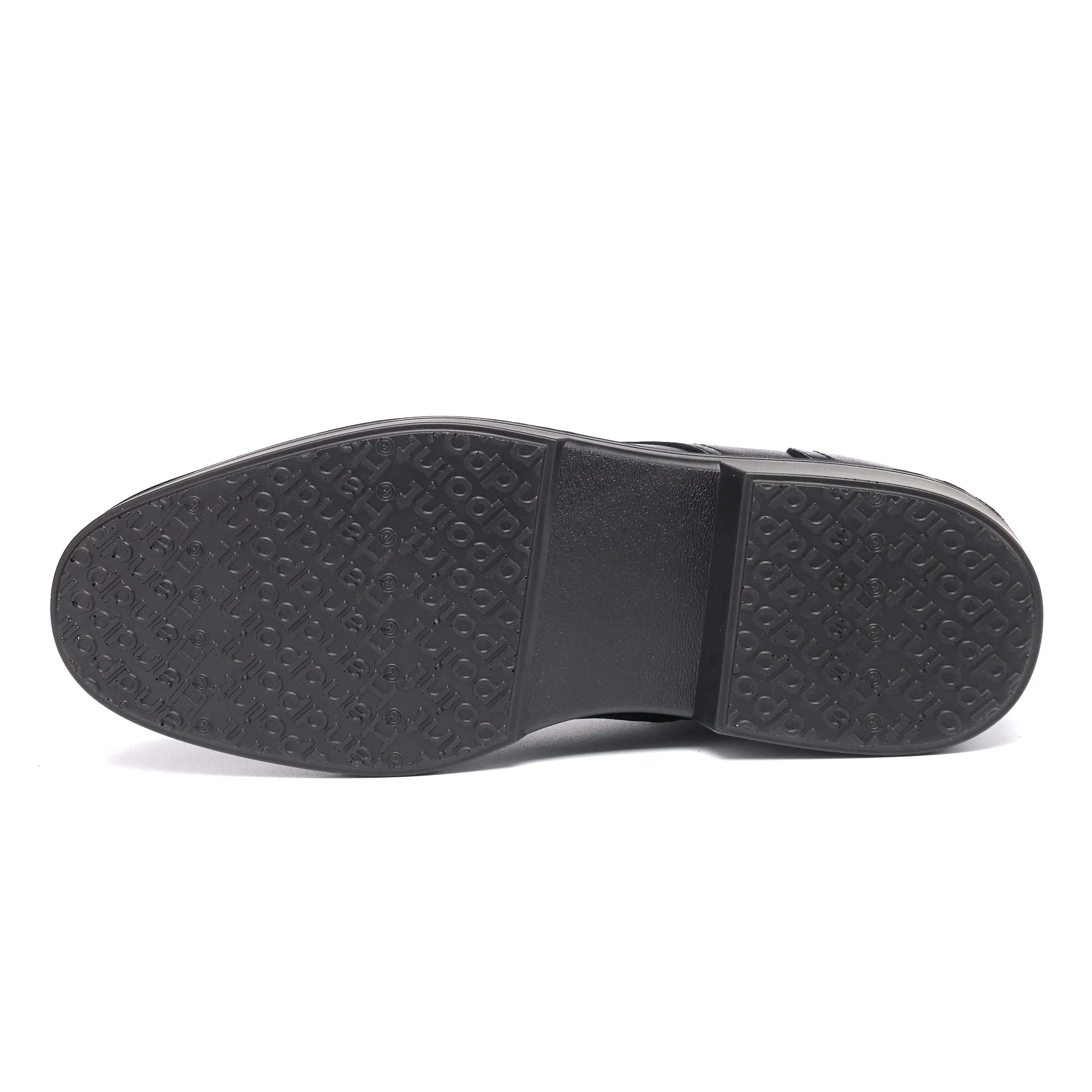 RV2103 Classic Black Men's 4" Oxford Work Shoes - Full Grain Leather with Kevlar Puncture Resistance