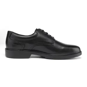 RV2103 Classic Black Men's 4" Oxford Work Shoes - Full Grain Leather with Kevlar Puncture Resistance