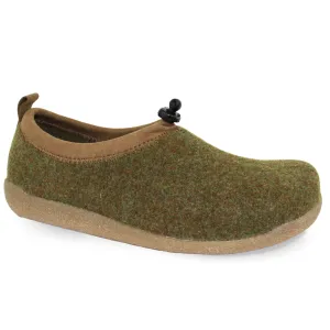 Samso Unisex Slipper in Army Green