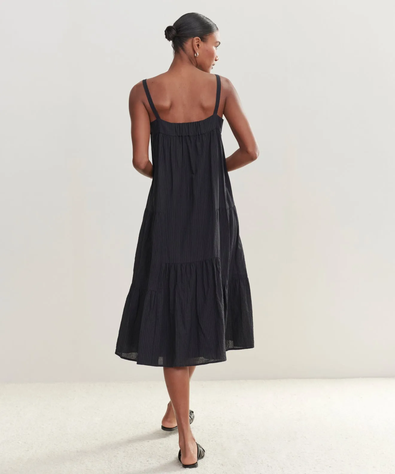 Seersucker Summer Dress