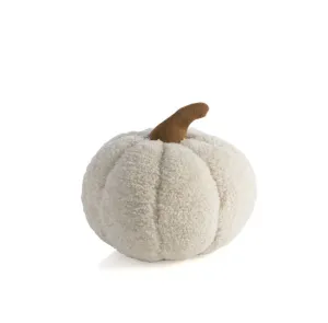 Shiraleah Small Sherpa Pumpkin - Ivory