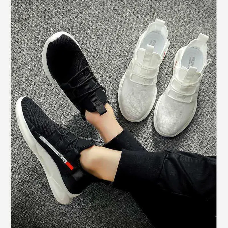 Shoes Men's Summer Breathable Sports Shoes Mesh Casual Shoes Men's Vulcanized Shoes Non-slip Comfortable
