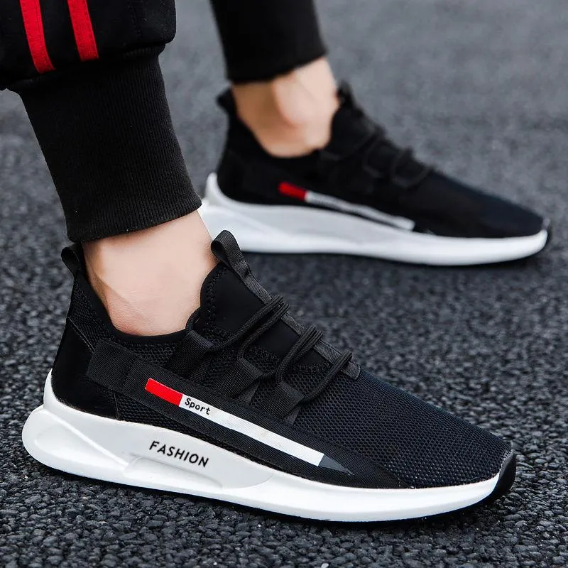 Shoes Men's Summer Breathable Sports Shoes Mesh Casual Shoes Men's Vulcanized Shoes Non-slip Comfortable