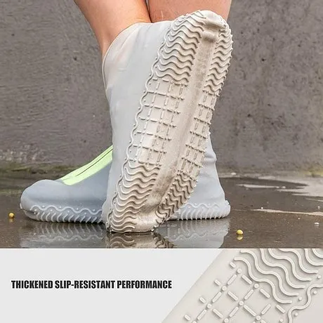 Silicone Shoes Protectors/Covers Easy to Disinfect with Zipper