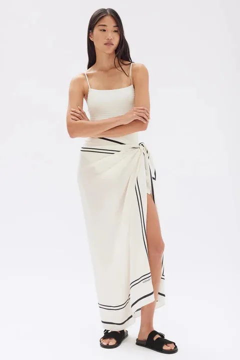 SILK BORDER SARONG