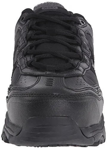 Skechers For Work Women's D'lite Slip Resistant Toliand Work Shoe - Black