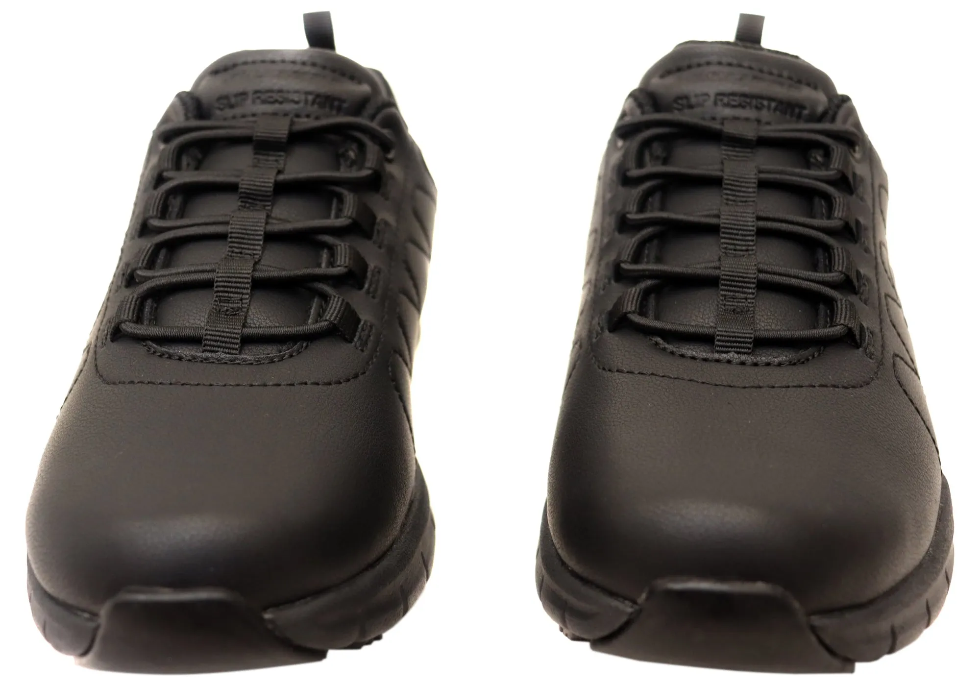 Skechers Womens Work Nampa Beja Comfortable Slip Resistant Work Shoes