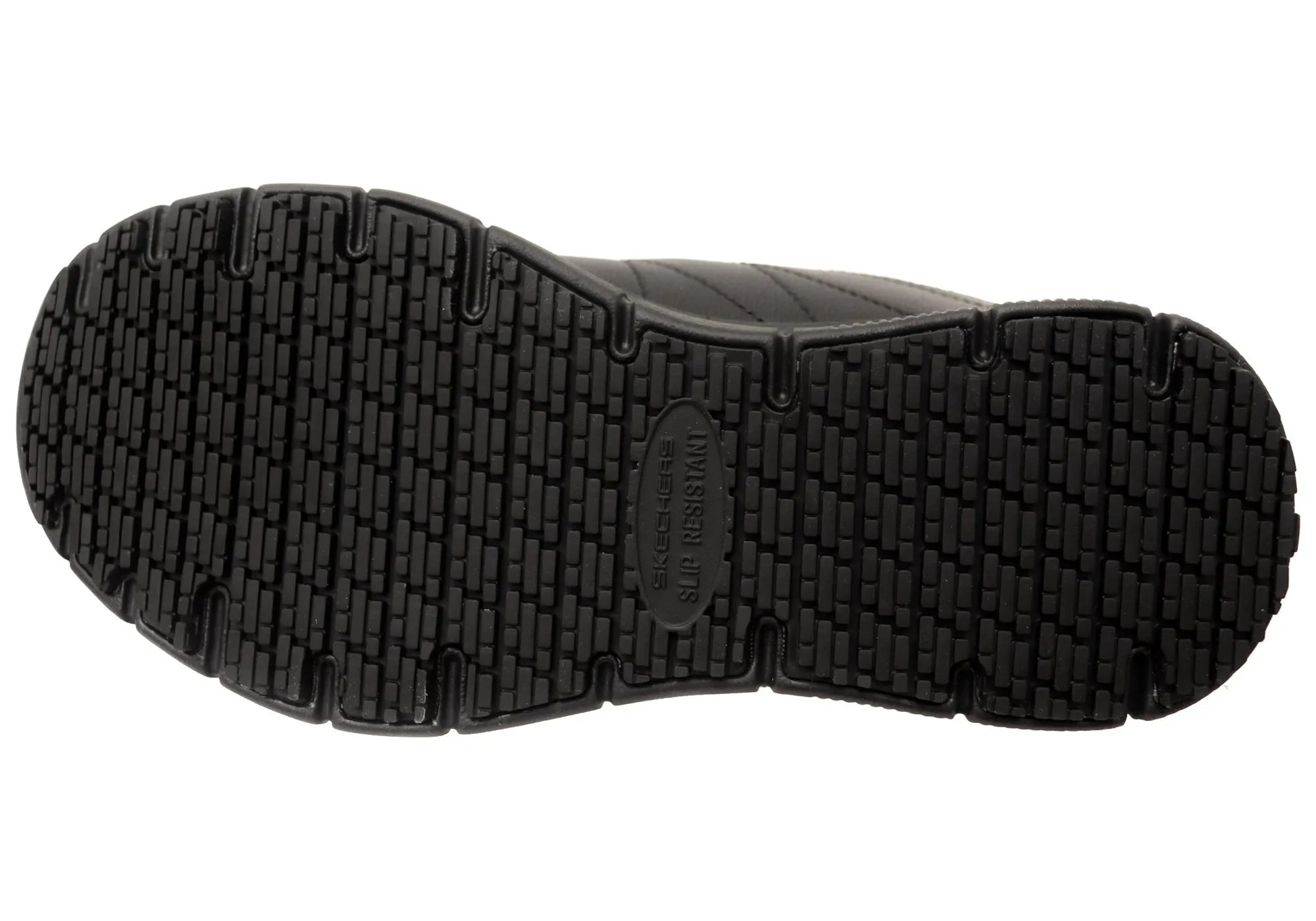 Skechers Womens Work Nampa Beja Comfortable Slip Resistant Work Shoes