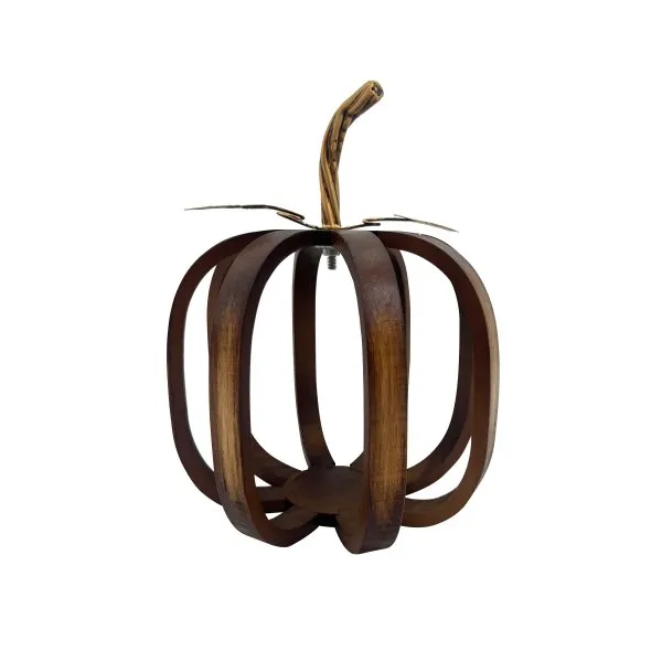 Sliced Wood Pumpkin
