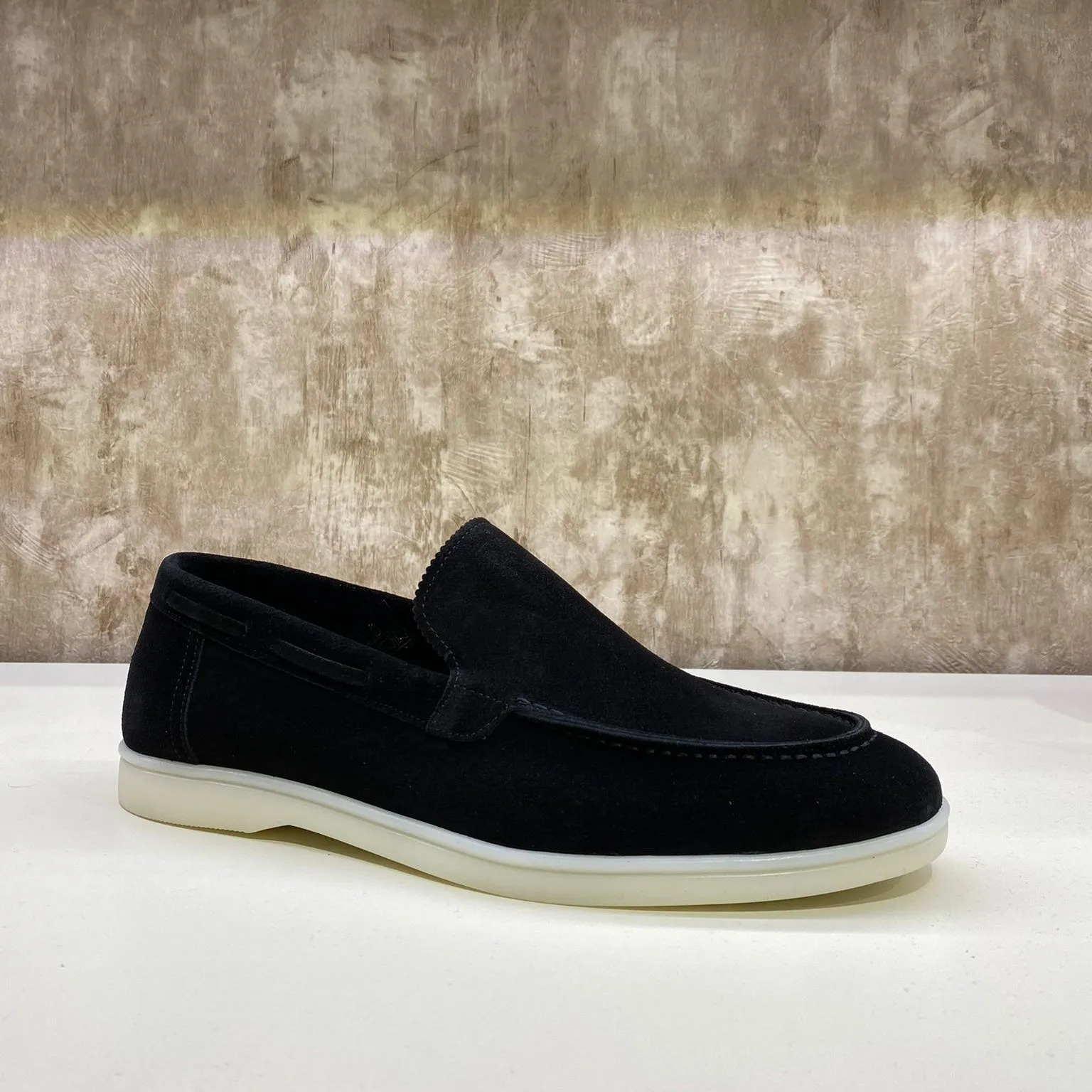 Slip-on Yacht loafers - Zwart