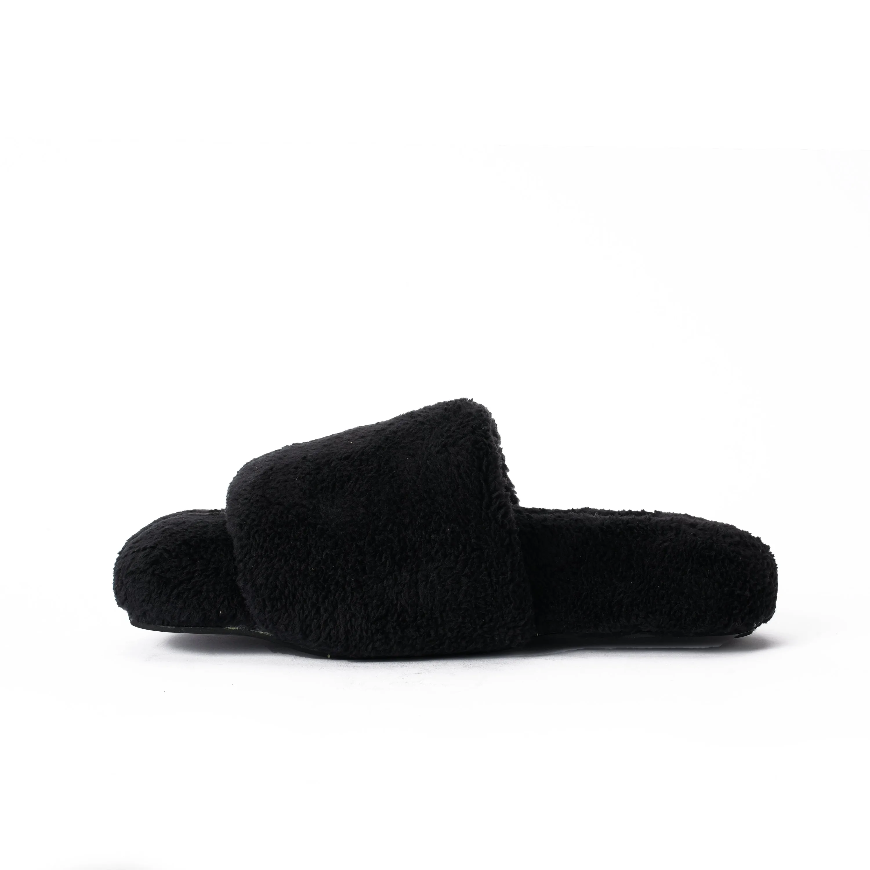 Slipper Fur Black