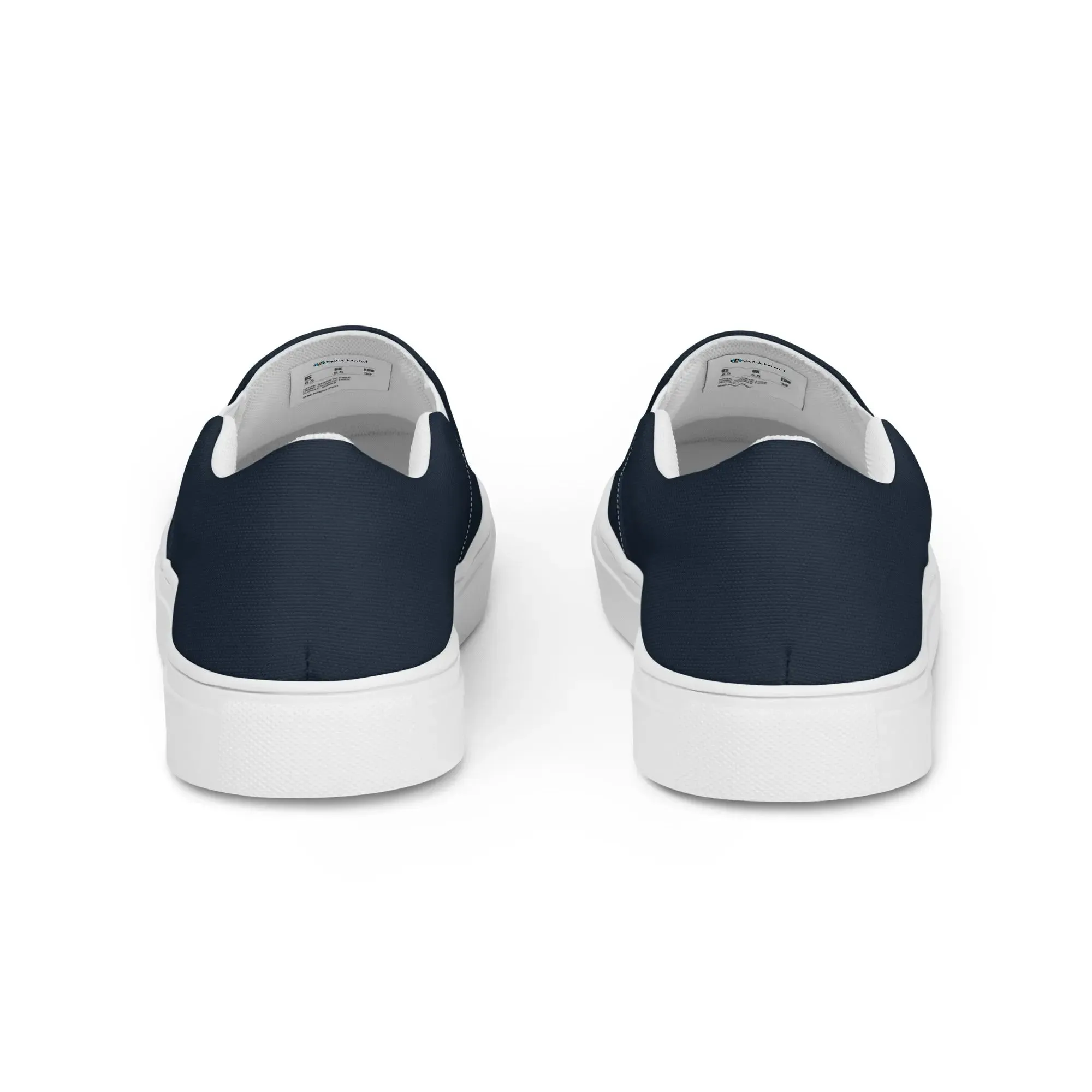 Slips by Dockhead Men’s Slip-On Canvas Shoes (Dark Blue)