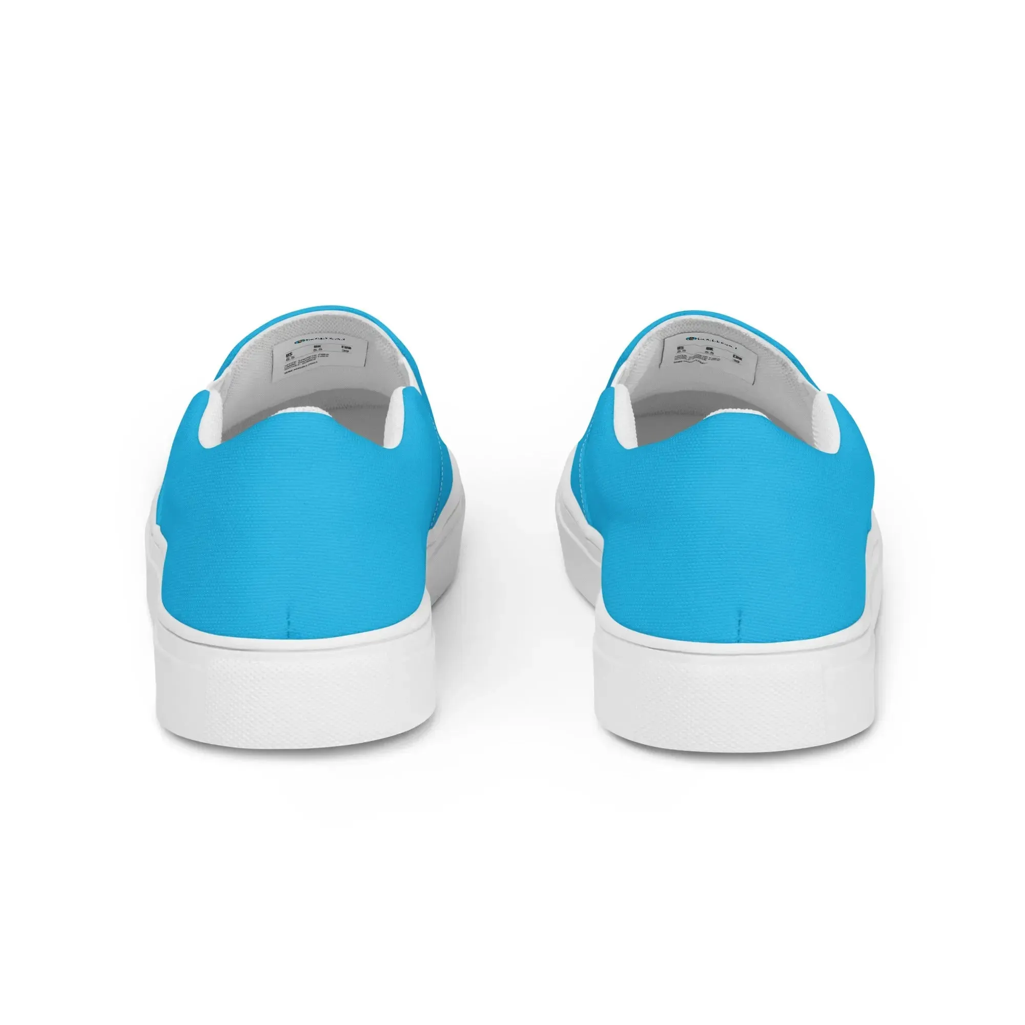 Slips by Dockhead Men’s Slip-On Canvas Shoes (Light Blue)