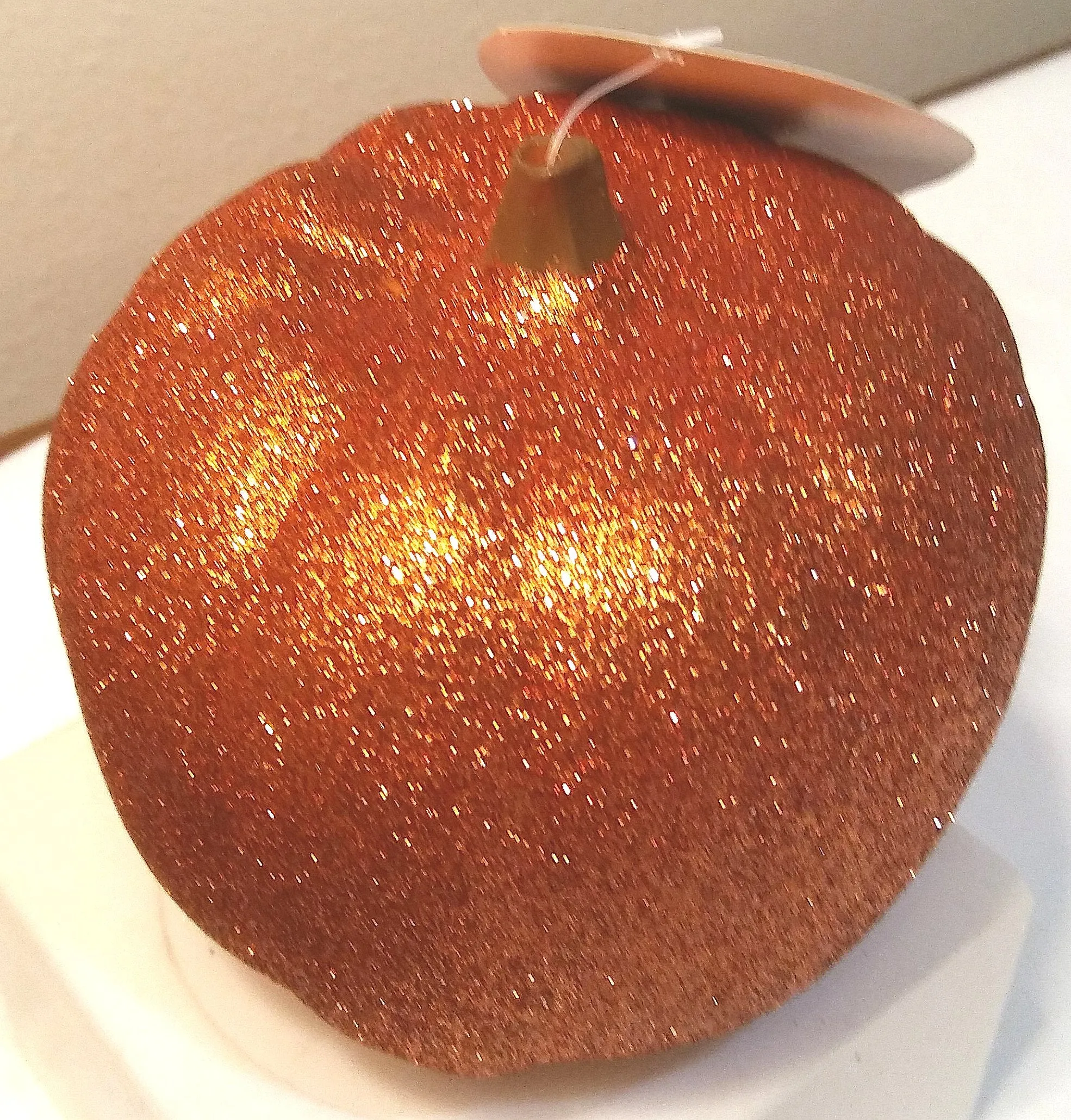 SMALL GLITTER PUMPKIN