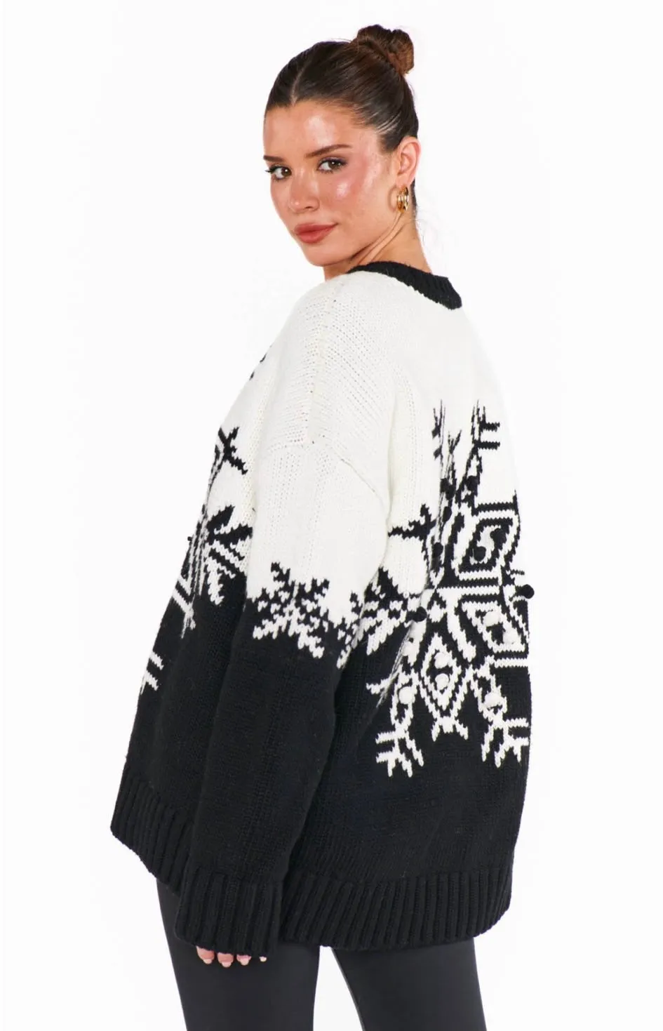 Snowflake Knit Sweater
