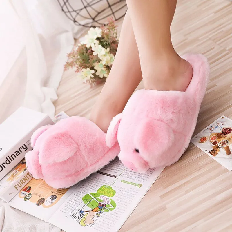 Snuggle Up with Cuteness – Plush Piggy Slippers for Ultimate Cozy Vibes