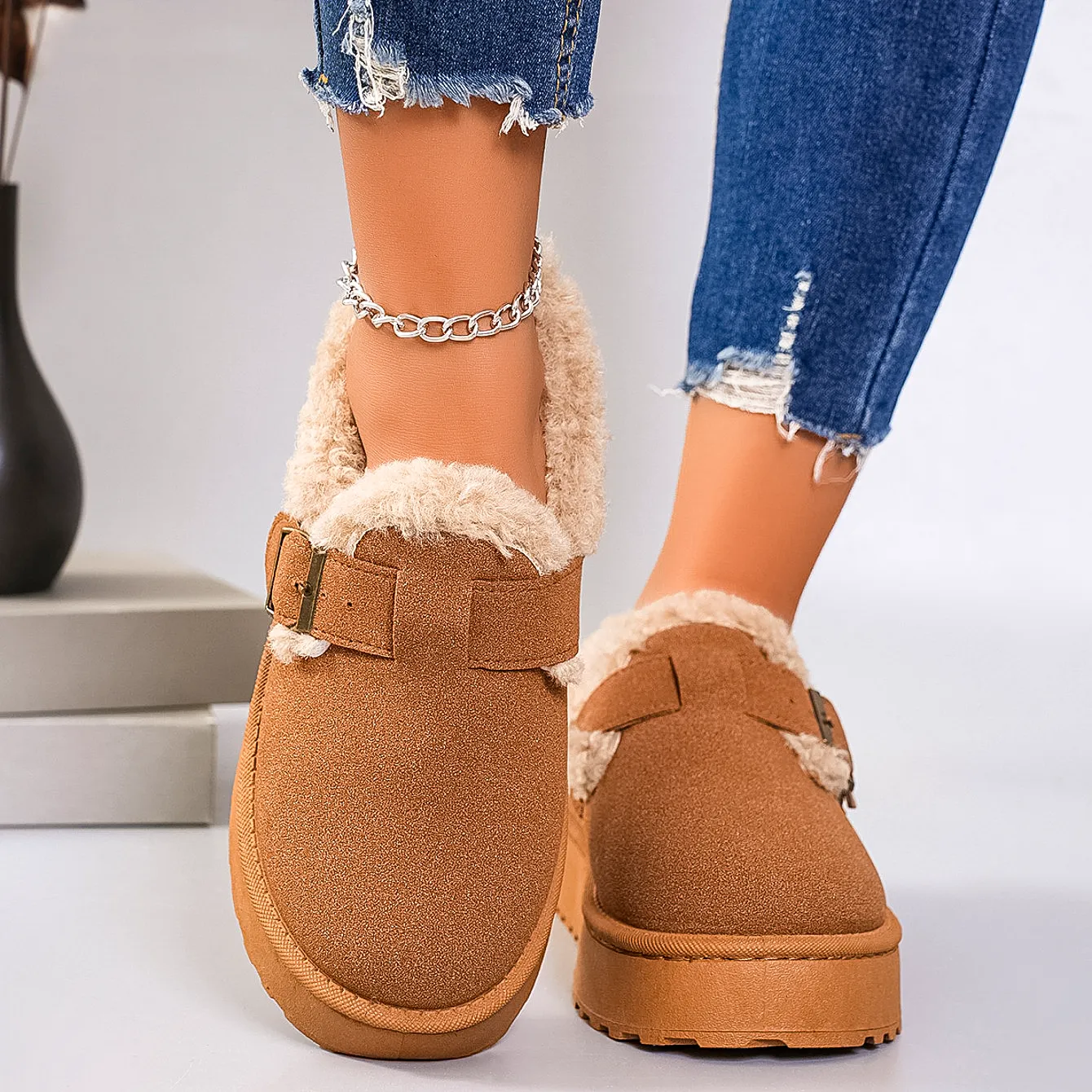 Sofia Winter Mules