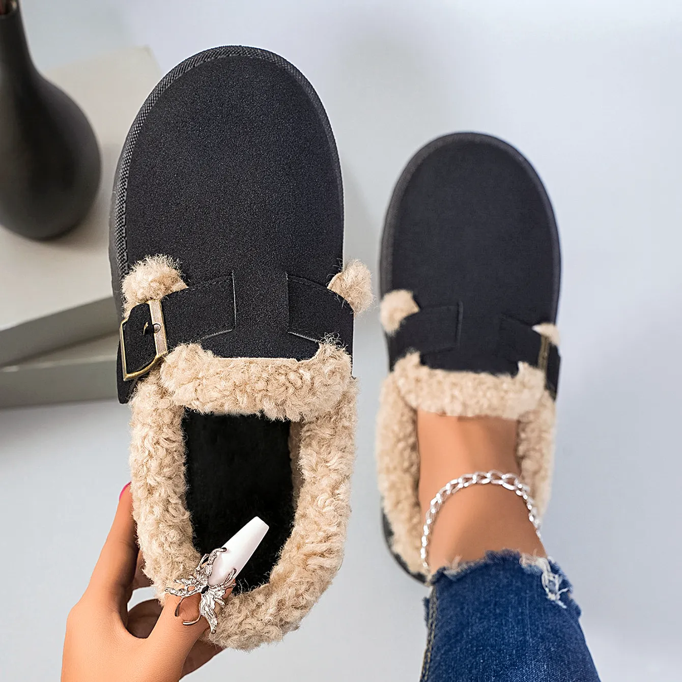 Sofia Winter Mules