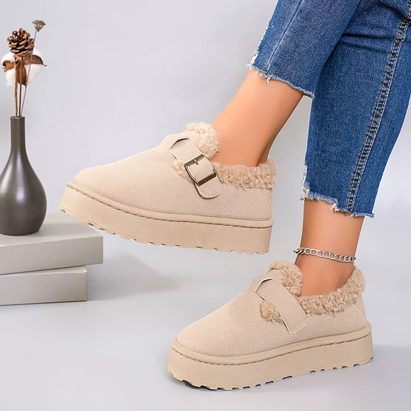 Sofia Winter Mules