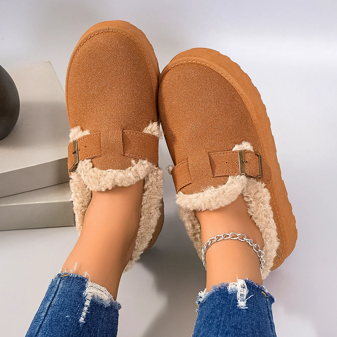 Sofia Winter Mules