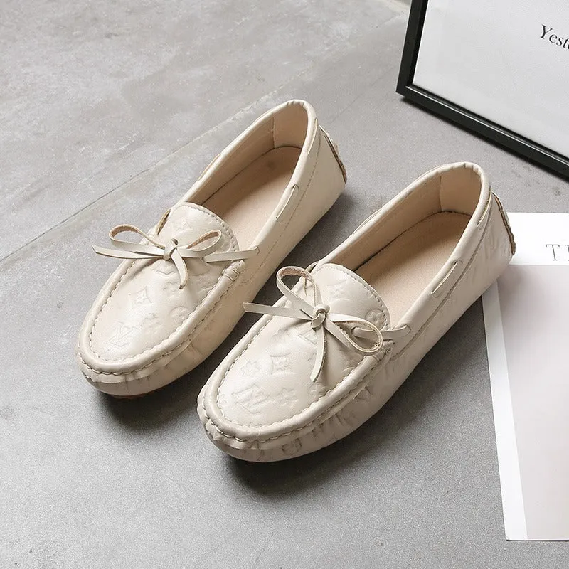 Soft Leather Fashion All-Match Comfy Flat Women's Loafer