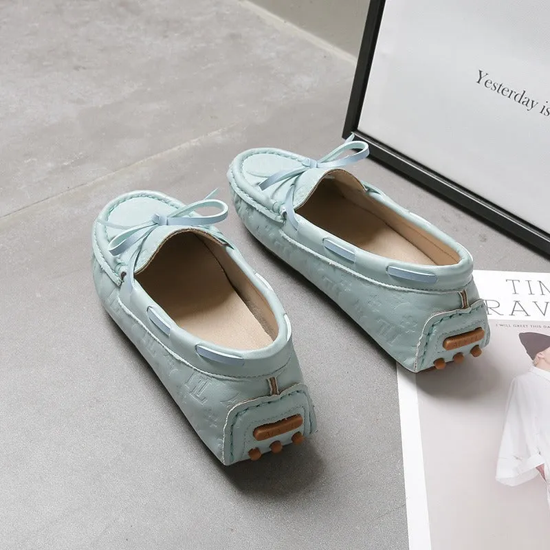 Soft Leather Fashion All-Match Comfy Flat Women's Loafer