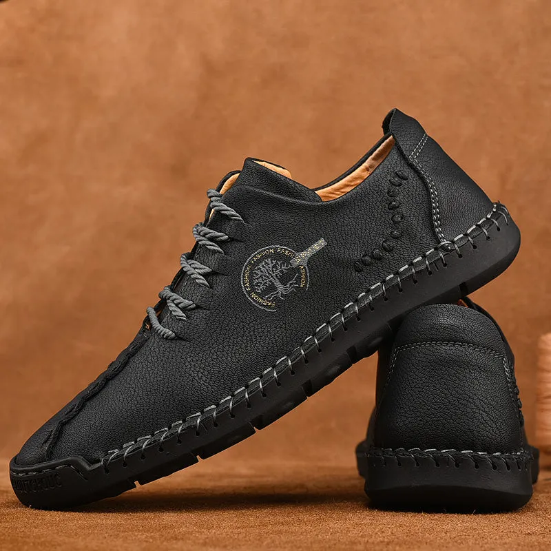 SoleBalance™ handgemaakte  bedrukte orthopedische herenschoenen