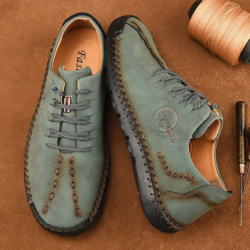 SoleBalance™ handgemaakte  bedrukte orthopedische herenschoenen