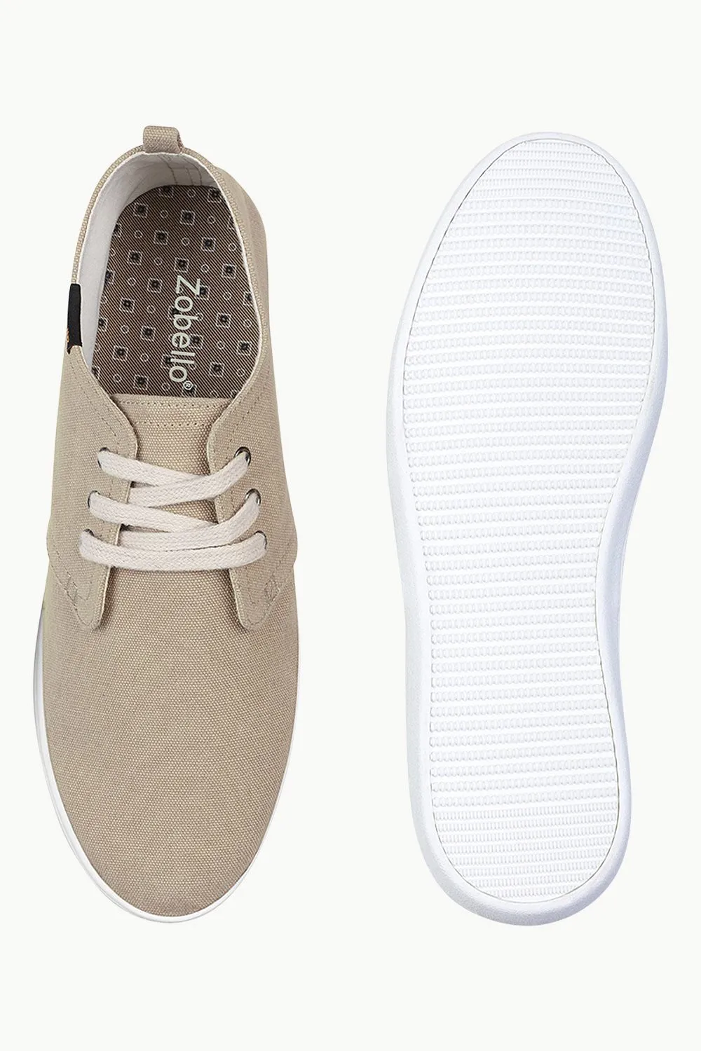 Solid Lace Up Plimsolls