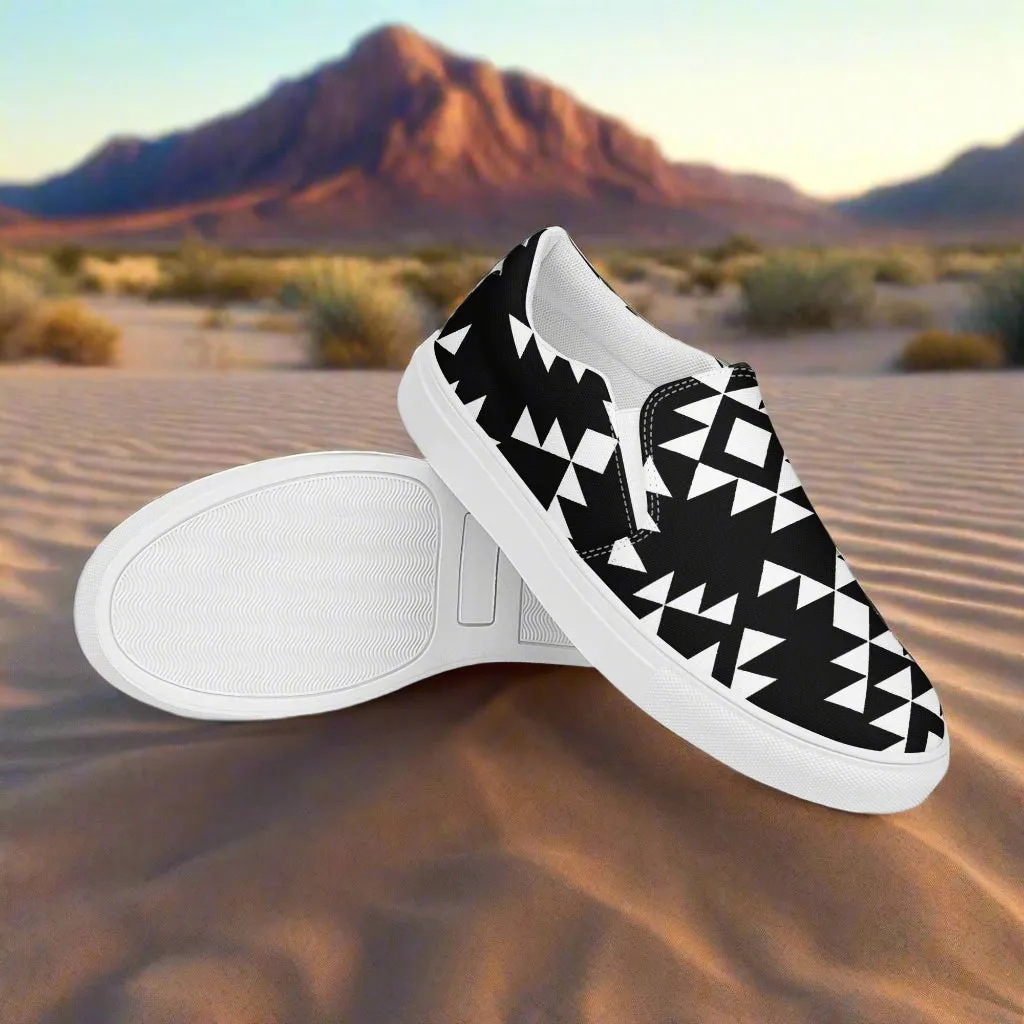 Southwest Collection Mens Slip-On Shoes Sonora Black Style