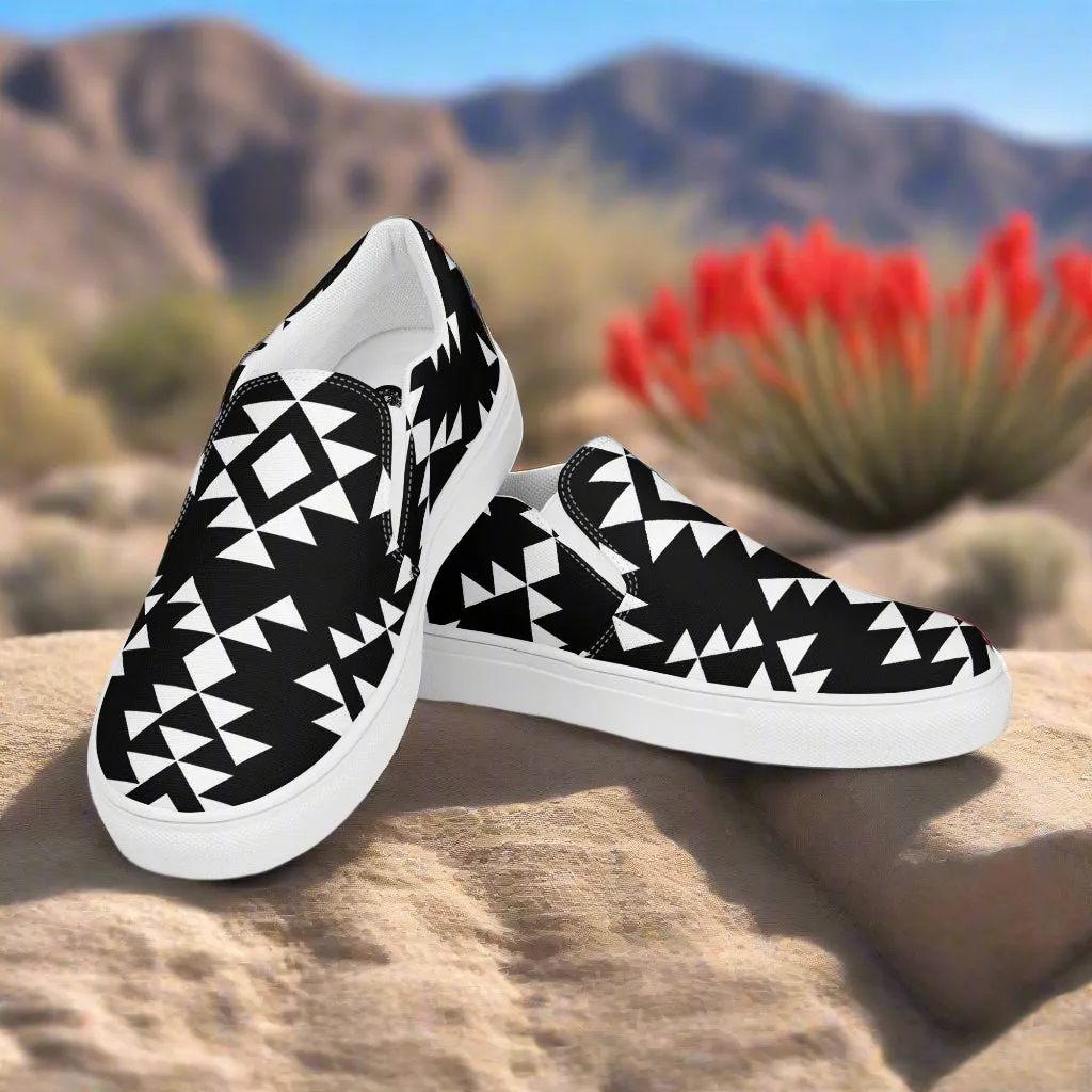 Southwest Collection Mens Slip-On Shoes Sonora Black Style