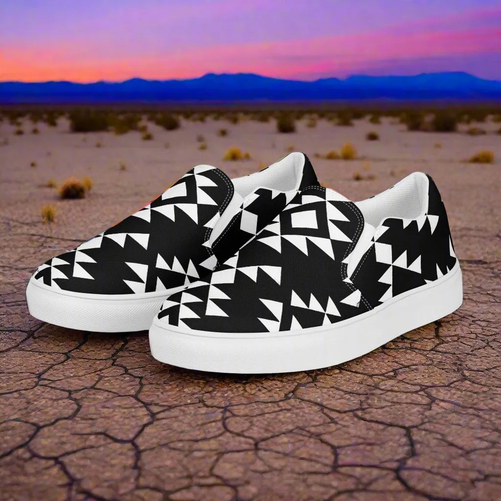 Southwest Collection Mens Slip-On Shoes Sonora Black Style