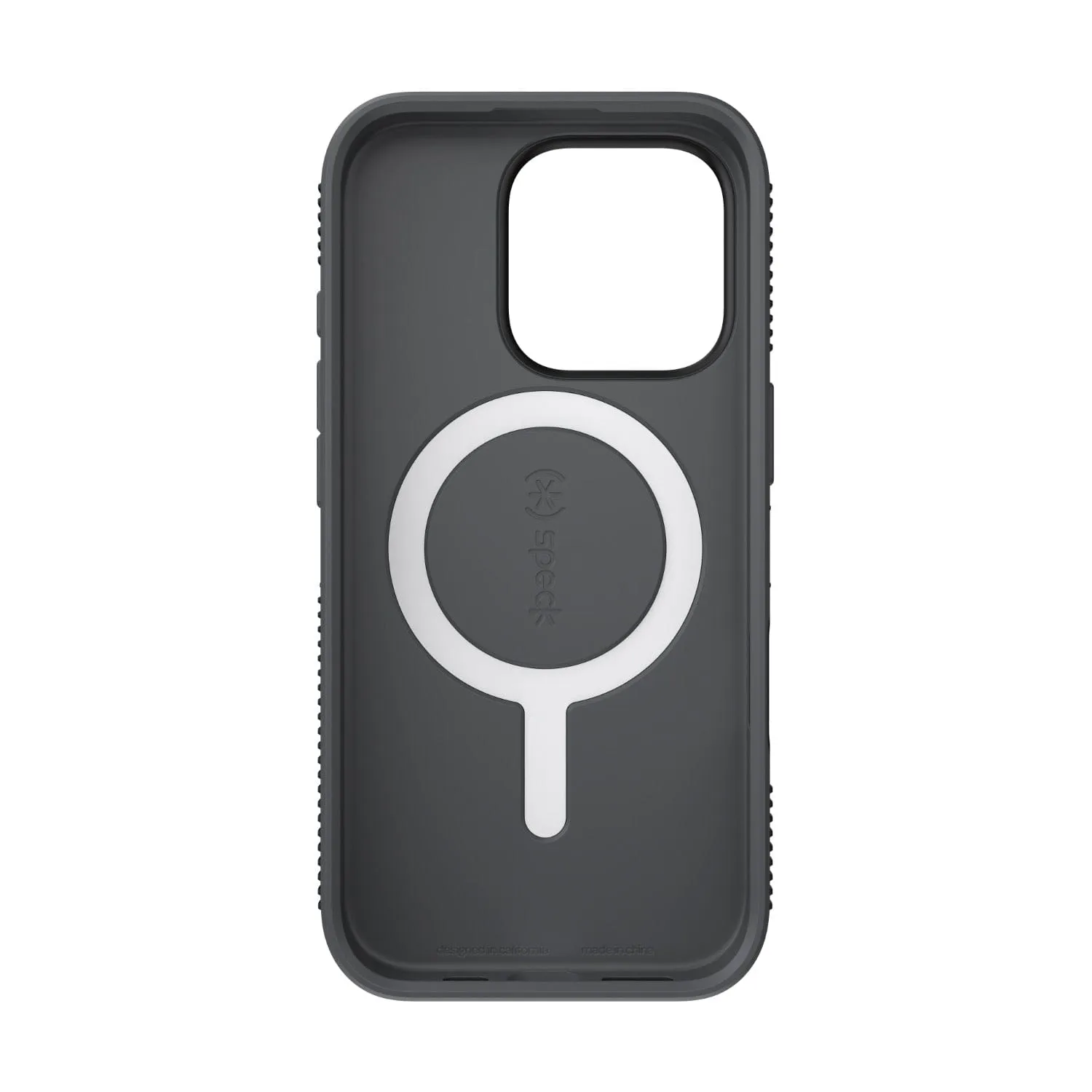 Speck Candyshell Grip MagSafe Case – Apple iPhone 16 Pro – Black & Slate Grey