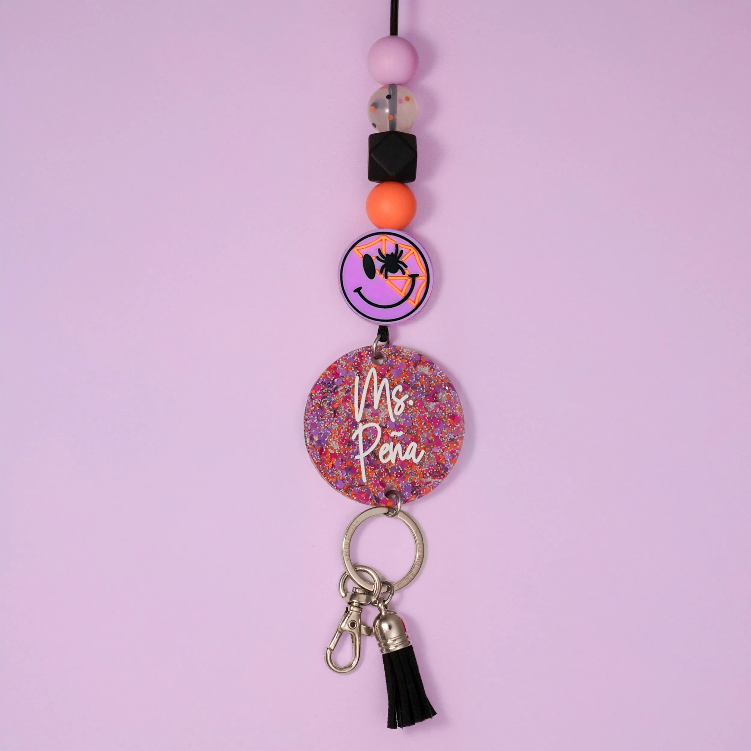 Spooky Vibes Acrylic Lanyard