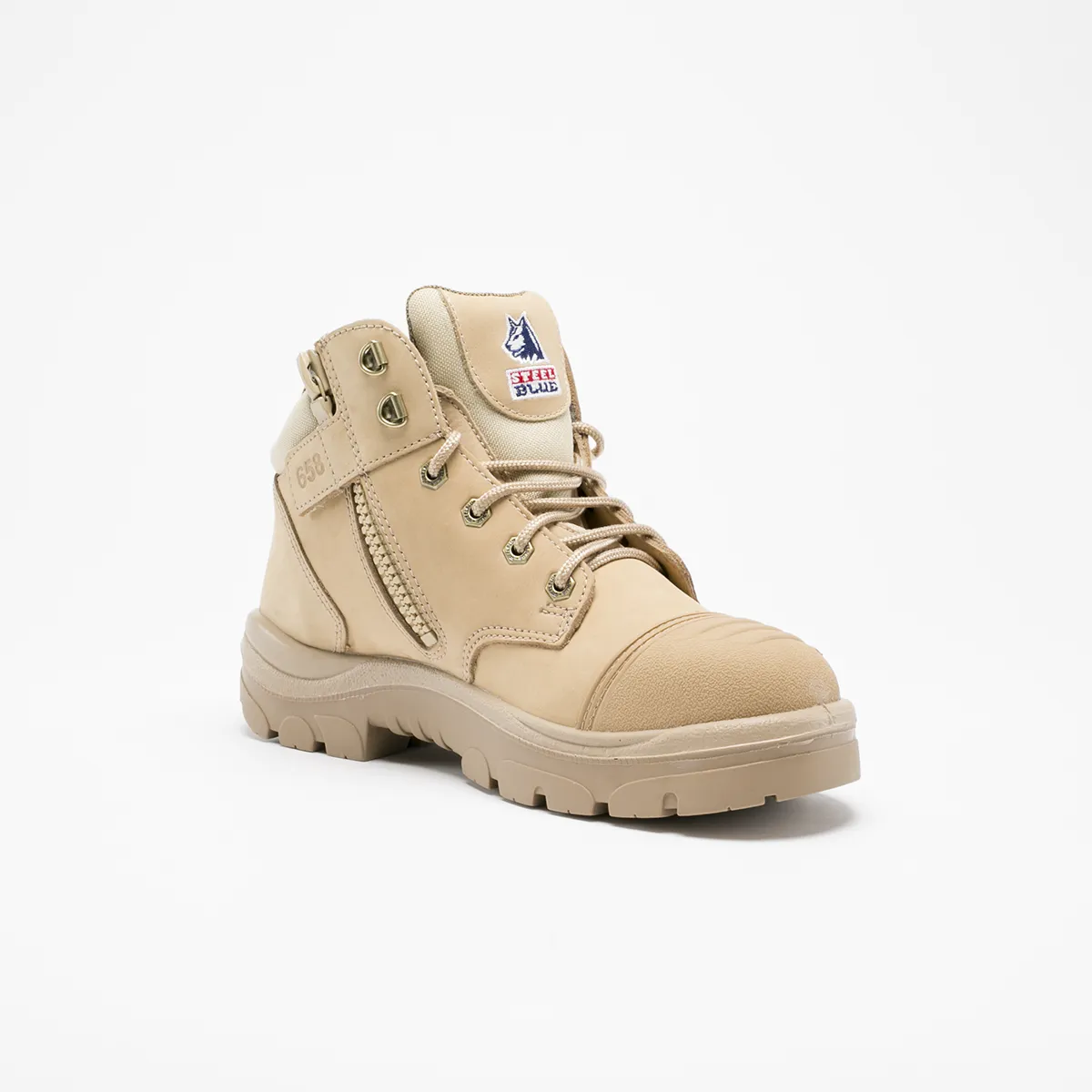 Steel Blue - 312658 Parkes Zip (Sand)