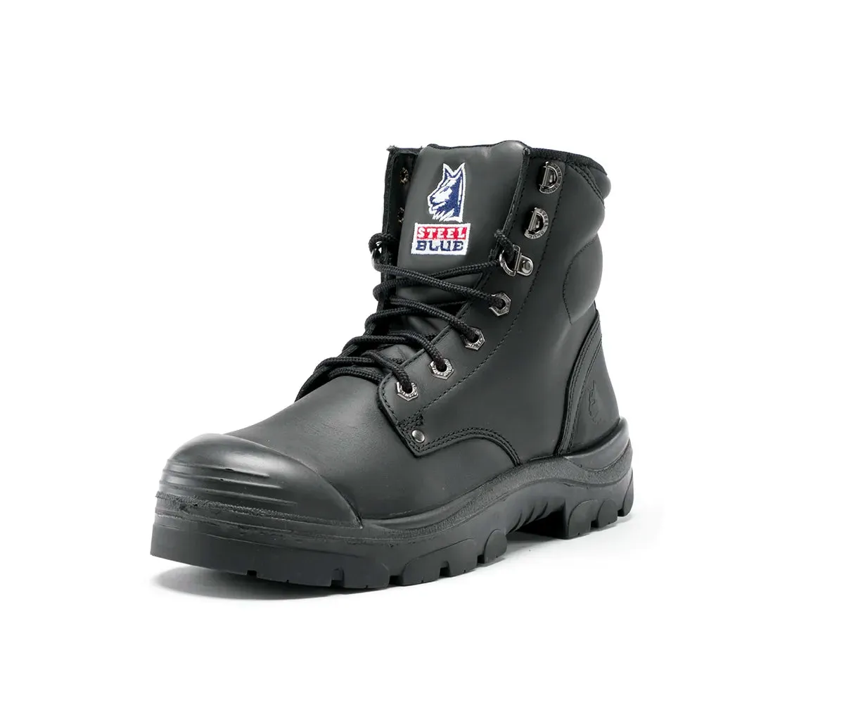 STEEL BLUE ARGYLE ZIP TPU / BUMP CAP WORK BOOT