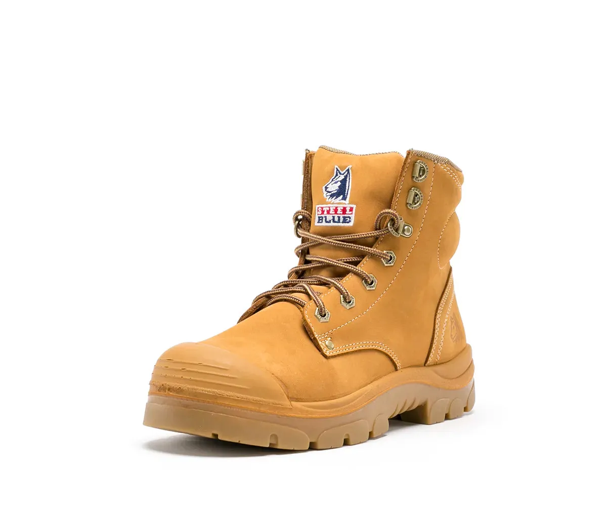 STEEL BLUE ARGYLE ZIP TPU / BUMP CAP WORK BOOT