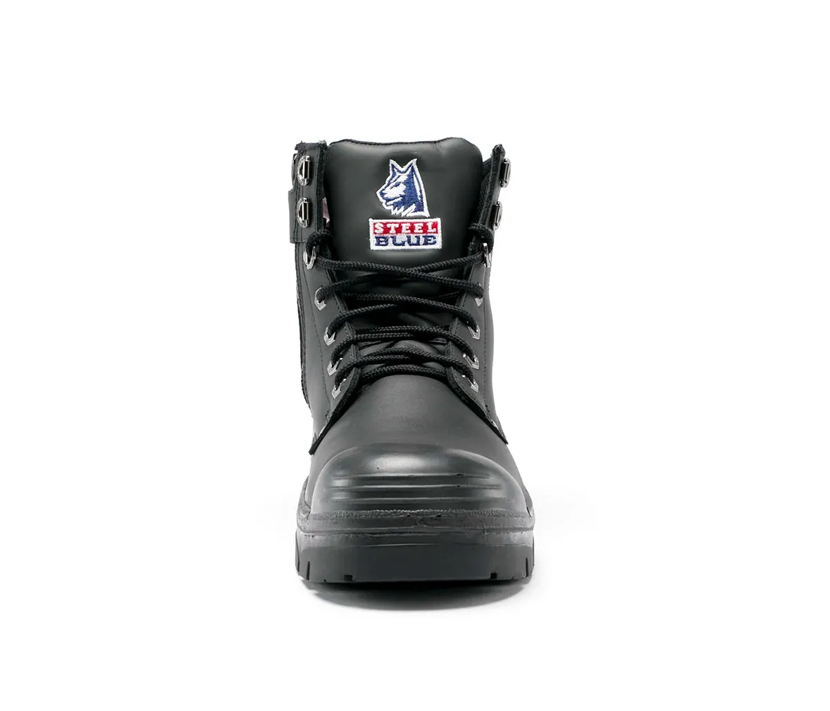 STEEL BLUE ARGYLE ZIP TPU / BUMP CAP WORK BOOT